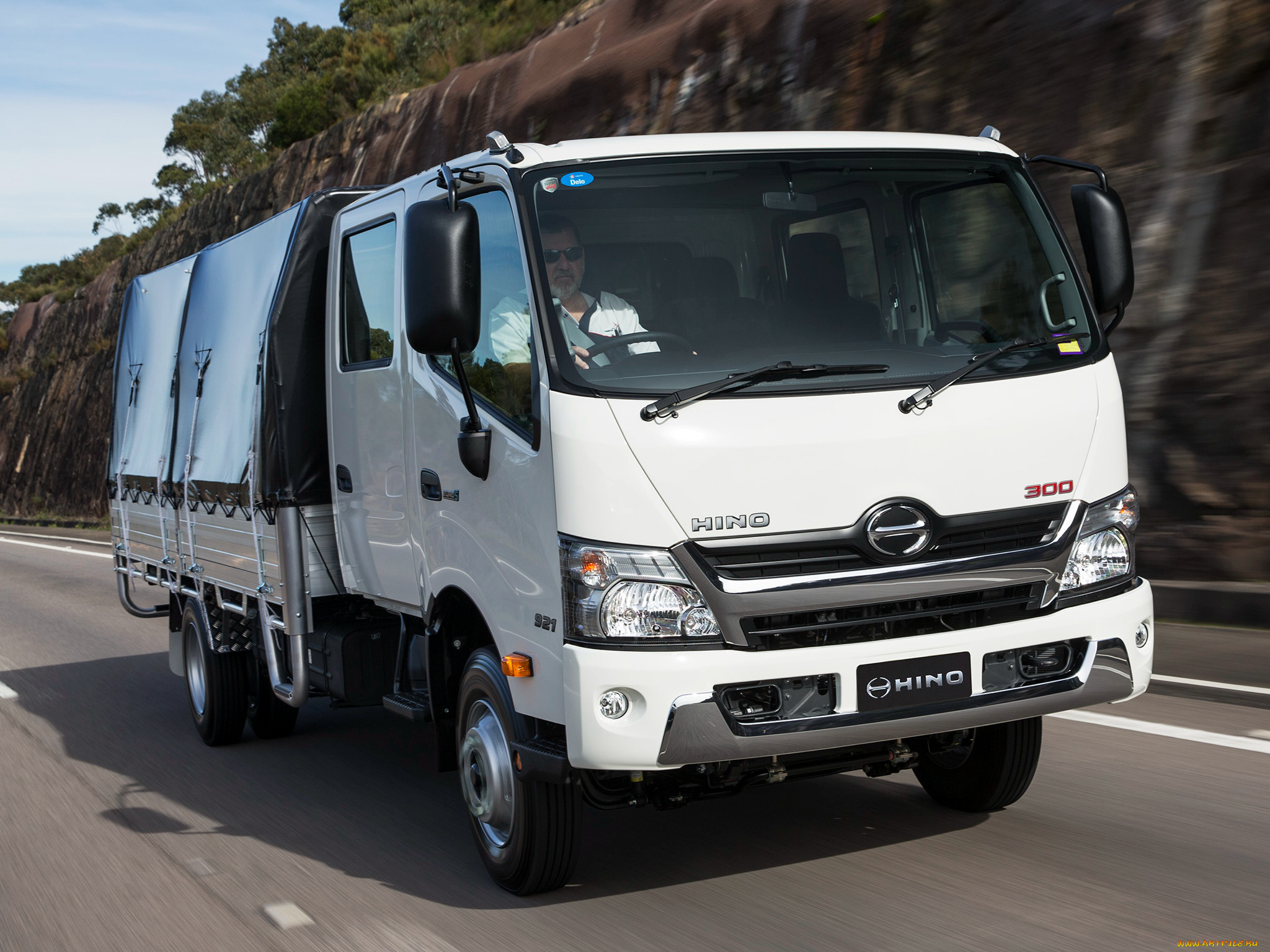 , hino, 300-921, crew, cab, 2014, 